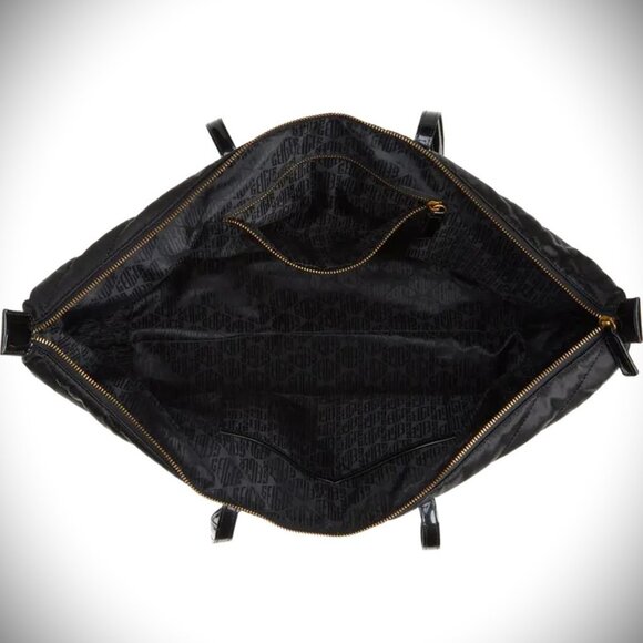 KURT GEIGER Recycled Union Jack Shopper Tote Bag in Black - Picture 6 of 8